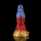 Leo Gradient Red Purple Gold Fantasy Dildo