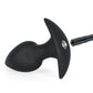 nflatable Silicone Anal Plug with Removable Pump & Steel Beads for Beginners