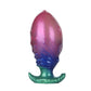 Inflatable Silicone Anal Plug with Hand Pump – Pink Aurora Rainbow Expandable Butt Plug, Adjustable Body-Safe Silicone Anal Training Toy with T-Bar Base