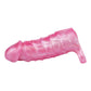 FRRK-314 Silicone Penis Extension Sleeve 148mm – Realistic Male Enhancement with Textured Grip & Dual Ring Fit