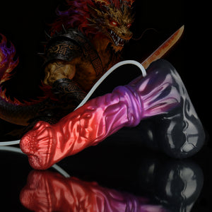 Lords Rot Lila Schwarz Squirting Dildo-Knoten Dildo