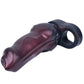 FRRK-303 Knotted Penis Sleeve 187mm – Silicone Male Extension Sheath with Textured Knot Design