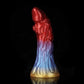 Sagittarius Gradient Red Purple Gold Dildo