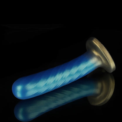 Small Wave Blue Alien Dildo- Fantasy Dildo