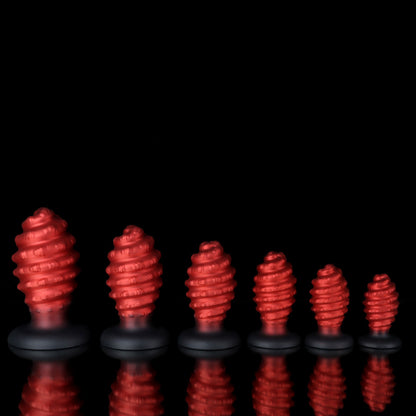 Conch Spiral Silicone Anal Plug – Fantasy Sculpted Adult Toy