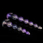Galaxy Swirl Silicone Anal Beads – Flexible Long Beaded Plug with Suction Cup Base