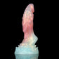 Qilin-Shaped Orange Pink Transparent Dildo