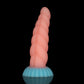 Twisted Pink Blue Dildo