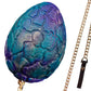 Dragon Egg Anal Plug | Fantasy Iridescent Dragon Scale Butt Plug with Pull Chain