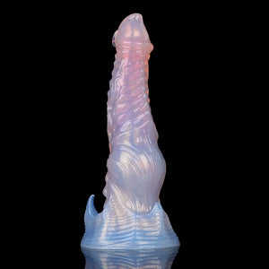 Ghostly Pink Purple Transparent Dildo