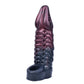 FRRK-304—220mm Octopus Suction Cup Silicone Penis Sleeve – Textured Step Ribbed Design Male Enhancer with Deep Grip Stimulation, Body-Safe Silicone