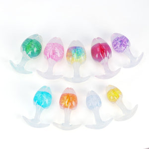 Bean Sprout Crystal Butter Plug- 9Colors