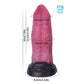 Wolf Tongue Rose Pink Fantasy Dildo