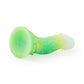 Silkworm Chrysalis Gradient Yellow Green Dildo