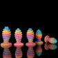 Glow-in-the-Dark Silicone Spiral Butt Plug