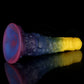 Cancer Gradient Yellow Purple Fantasy Dildo