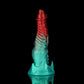 Ghostly Crimson Red Green Fantasy Dildo