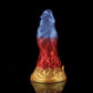 Leo Gradient Red Purple Gold Fantasy Dildo