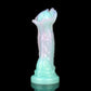 Cannibal Flower with white-green translucent dildo