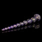 Galaxy Swirl Silicone Anal Beads – Flexible Long Beaded Plug with Suction Cup Base