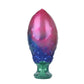 Inflatable Silicone Anal Plug with Hand Pump – Pink Aurora Rainbow Expandable Butt Plug, Adjustable Body-Safe Silicone Anal Training Toy with T-Bar Base