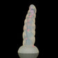 Twisted Jelly Transparent Color Dildo - Luminous Dildo