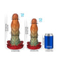 Libra Orange Green Red Fantasy Dildo