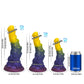 Cancer Gradient Yellow Purple Fantasy Dildo