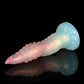 Octopus Tentacle Orange-Pink Transparent Dildo
