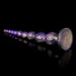 Galaxy Swirl Silicone Anal Beads – Flexible Long Beaded Plug with Suction Cup Base