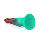 Ghostly Crimson Red Green Fantasy Dildo