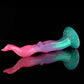 Peacock Pink Green Knot Dildo-Animal Dildos-Monster Dildo