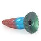 Twisted Red Blue Green Electric Vibrating Dildo