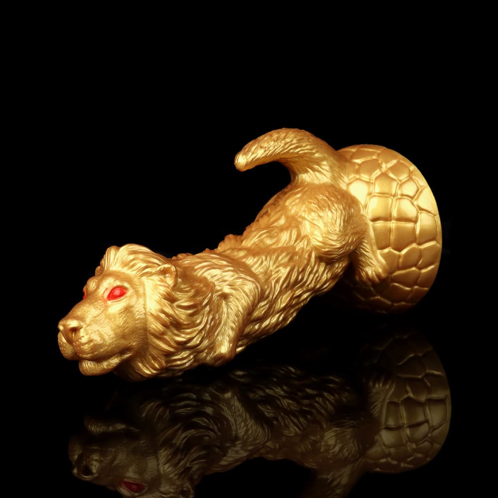 Lion King Golden Dildo