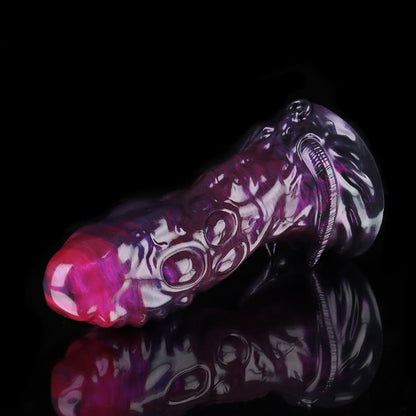 Taurus Schwarz Lila Fantasy Dildo-Knotendildo