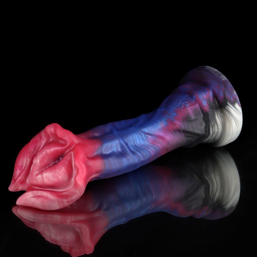 Cannibal Flower Gradient Red Blue Purple Dildo