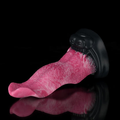 Wolf Tongue Rose Pink Fantasy Dildo