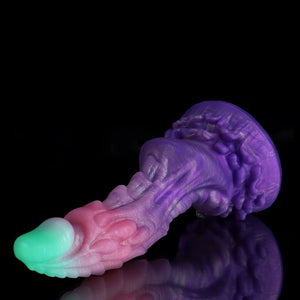 Unicorn Scales Purple White Green Dildo