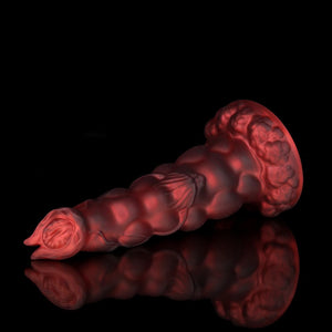 Sphinx Crimson Fantasy Dildo-Knotendildo