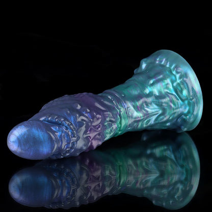 Capricorn Gradient Blue Green Purple Fantasy Dildo