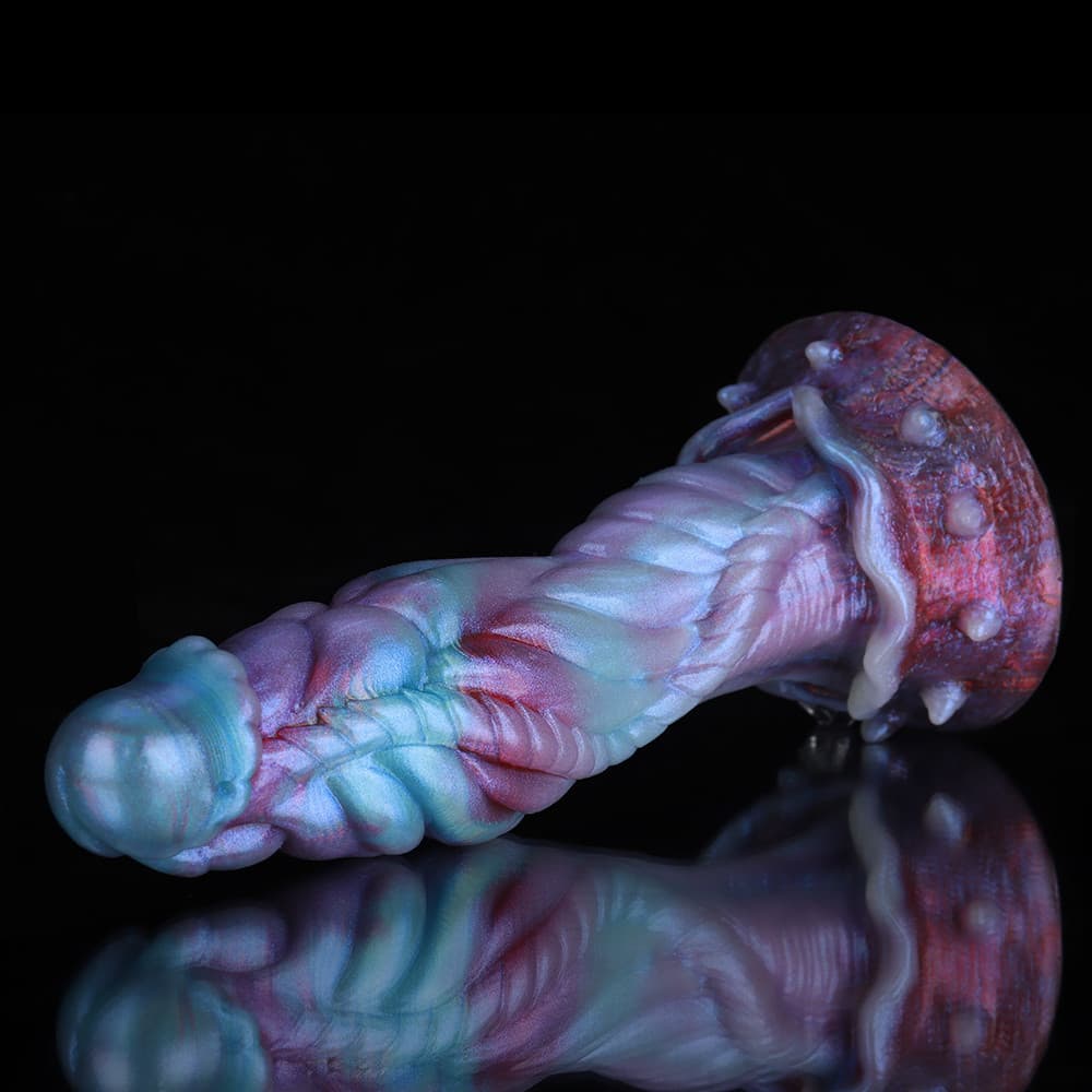 Alien Gradient Blue Purple Fantasy Dildo