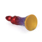 Sagittarius Gradient Red Purple Gold Dildo