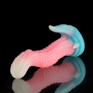 Dinosaurier Weiß Rosa Blau Fantasie Dildo