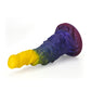 Cancer Gradient Yellow Purple Fantasy Dildo