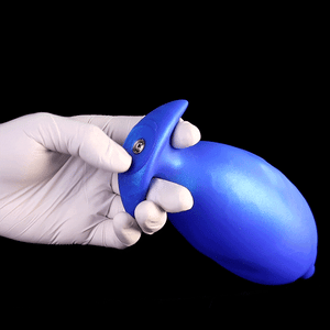 Spiral Ridge Inflatable Anal Plug