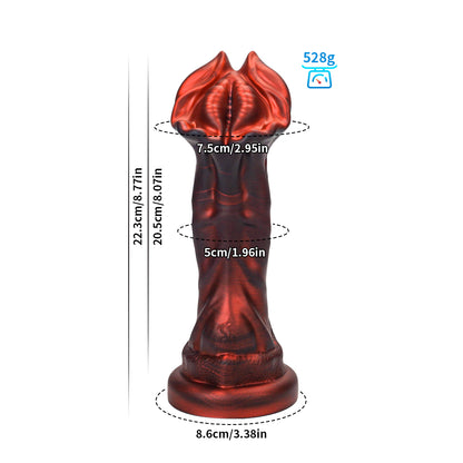 Cannibal Crimson Fantasy Dildo-Knot Dildo