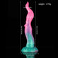 Peacock Pink Green Knot Dildo-Animal Dildos-Monster Dildo