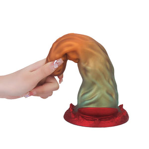 Libra Orange Green Red Fantasy Dildo