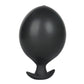 nflatable Silicone Anal Plug with Removable Pump & Steel Beads for Beginners
