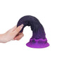 Virgo Black Purple Dildo